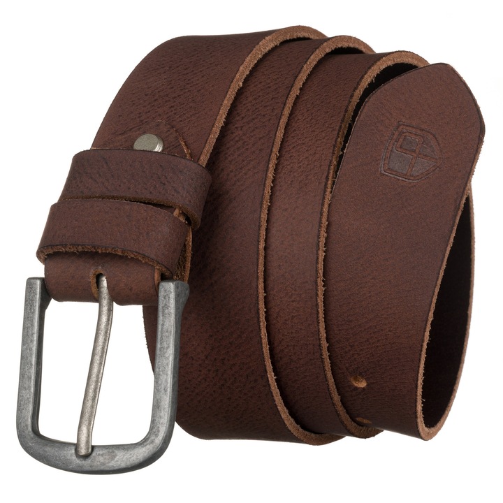 Cureaua barbati, piele naturala, catarama clasica, maro, Peterson ptn ps-04, x 3.6 x 0.3, Maro, 115