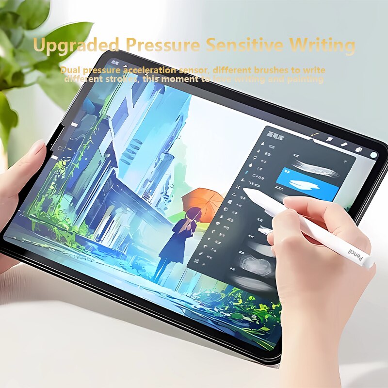 Stylus iPad Pen, KINSI, mágneses töltés, USB-C, professzionális, tenyér ...