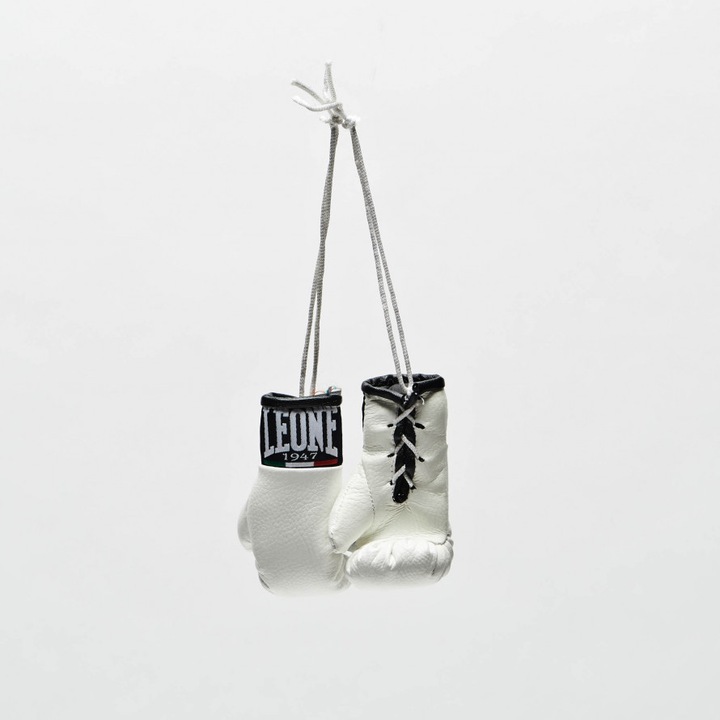 Breloc Manusi Box Leone Albe