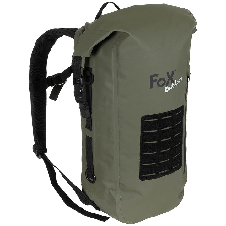 Rucsac impermeabil, FOX Outdoor, 30l, Poliester, 71 x 44 x 16 cm, Verde masliniu