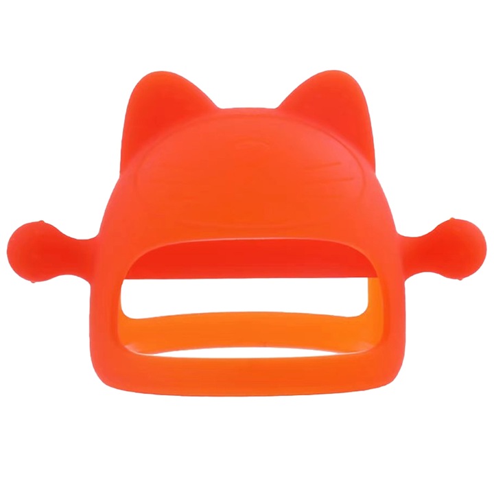 Szilikon rágóka, Jormftte, narancssárga, könnyen tisztítható