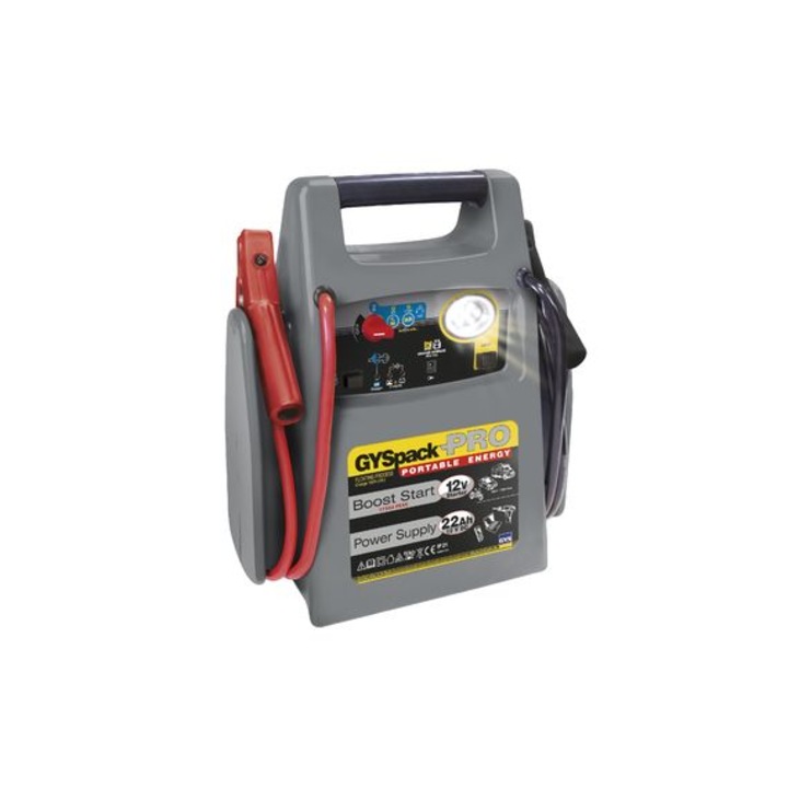 Бустер Gyspack Pro, 12V, пиков ток 1750CCA, сив, 340х200х43мм