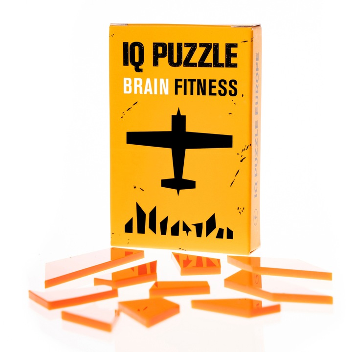 Puzzle Felnőtteknek IQ Puzzle, Brainteaser Brainfitness, Repülőgép, 10 darab