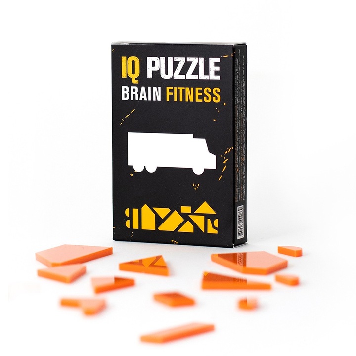 Puzzle Felnőtteknek IQ Puzzle, Brainteaser Brainfitness, Kamion, 12 darab