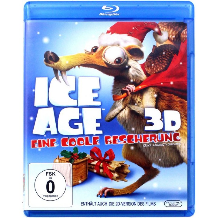 Jégkorszak: Állati nagy Karácsony [Blu-Ray 3D]+[Blu-Ray]