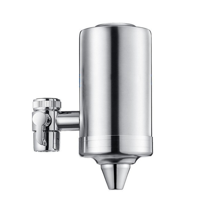 Филтър за вода за кран, Неръждаема стомана, Сребрист