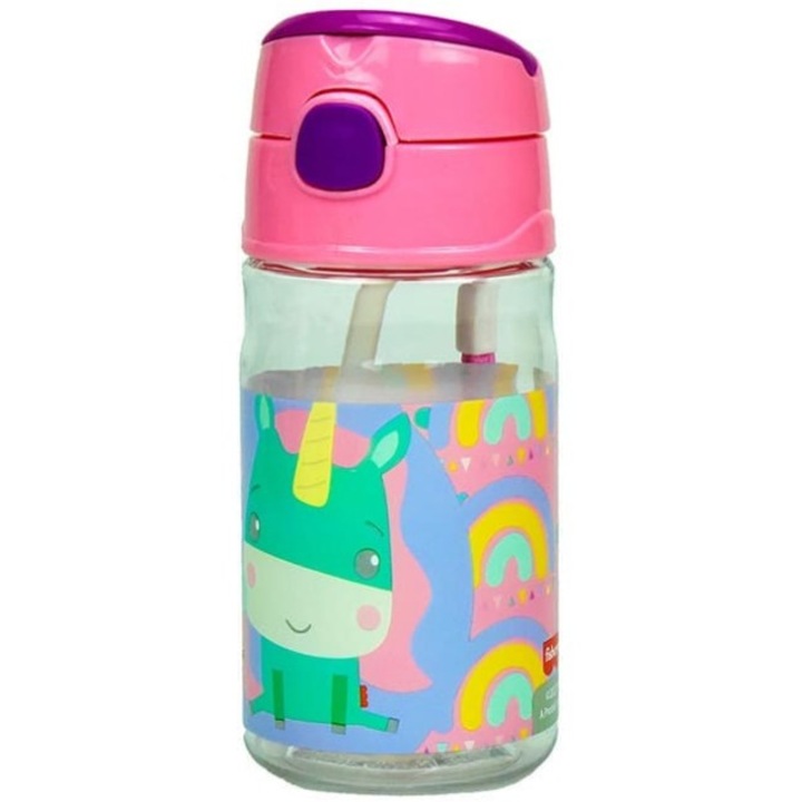 Бутилка Fisher-Price, Розов, 350мл