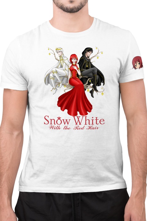 Férfi Póló Snow White With the Red Hair Zen Obi Shirayuki