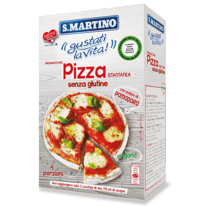 Mix pentru pizza fara gluten S.Martino 460g