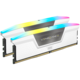 Memorie RAM, Corsair, DDR5, 6000MT/s 32GB 2x16GB, Alb, RGB