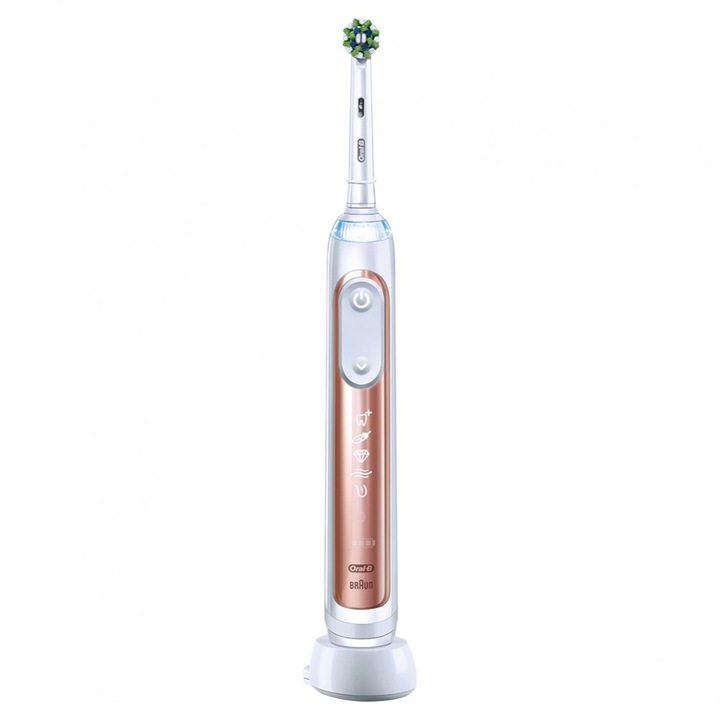 Oral-B Genius X elektromos fogkefe #1396925 20-28, Időzítő, Gum Guard, 6 program, Bluetooth, Rose Gold