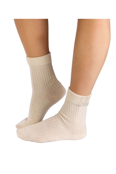 Sosete calduroase din lana merino Warm, Alb, Alb