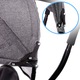 Trike Fix Lite 3 az 1-ben tricikli, állítható előtetővel, 1-5 éves gyerekeknek, 105x94x52cm, szürke