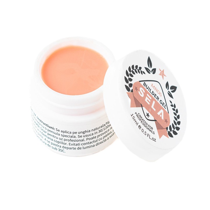 Gel 3 in 1 Unghii uv SELA 15 ml Cover MR06