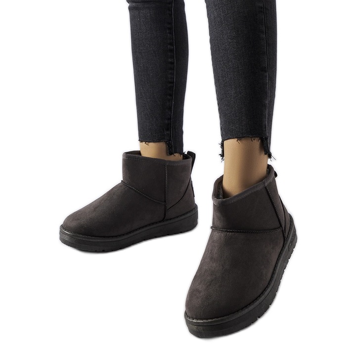 Cizme pentru femei, Big Star, BM181677, Gri, EU 37