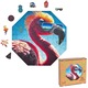 Milliwood Puzzle - Cool flamingo - 90 elemente
