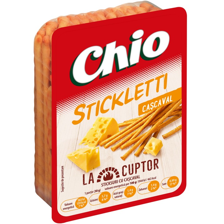 sticksuri cu gust de cascaval stickletti 80g,Chio
