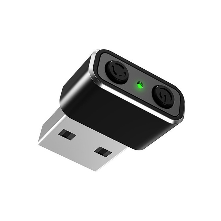Egérmozgató eszköz, USB, Be/Ki gomb, Fekete