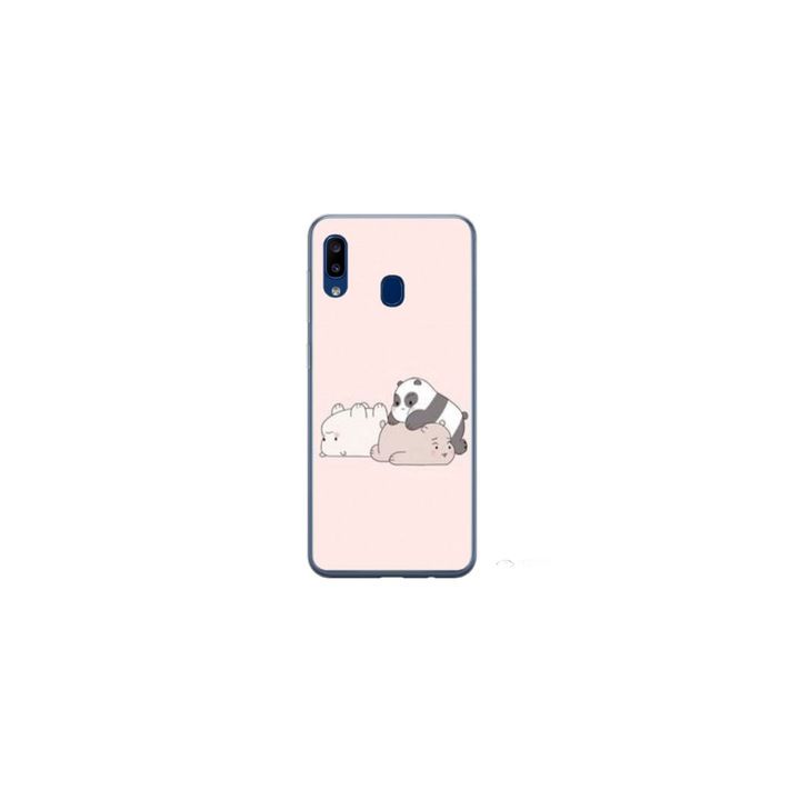 Husa personalizata HQ Print si Folie de Silicon pentru Huawei P Smart Z, model Bears #3, multicolor, S1D1M0115