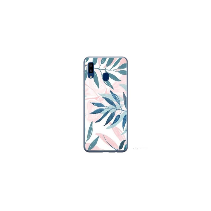 Personalized Swim Case 360 градусов капак за Samsung Galaxy A30, Leaf Design модел №1, многоцветен, S1D1M0044