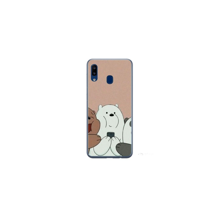 Husa personalizata HQ Print pentru Samsung Galaxy A40, model Bears #2, multicolor, S1D1M0089