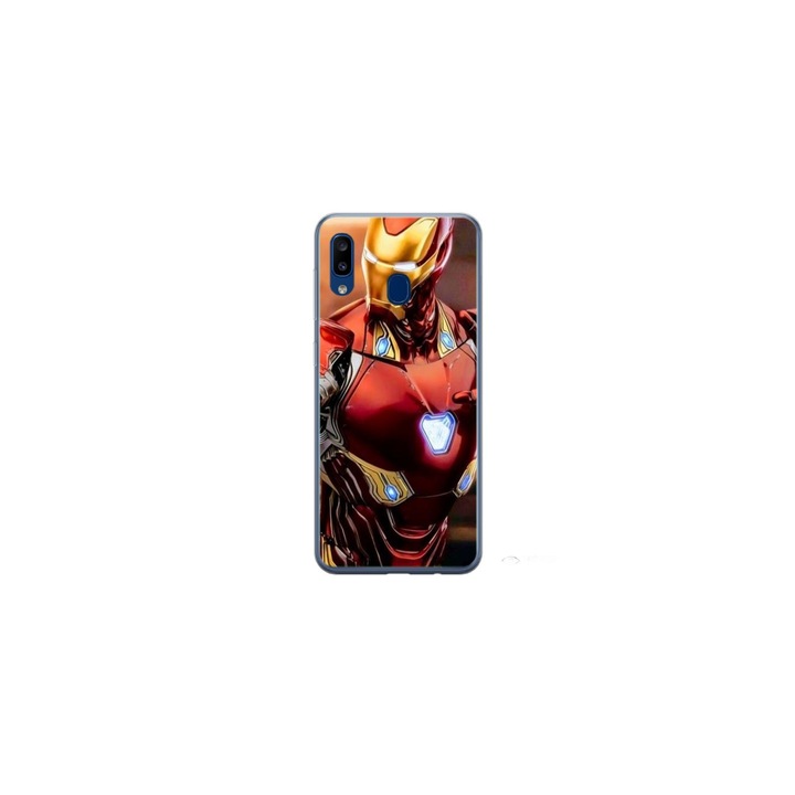 Husa personalizata HQ Print pentru Samsung Galaxy A40, model Iron Man #1, multicolor, S1D1M0102