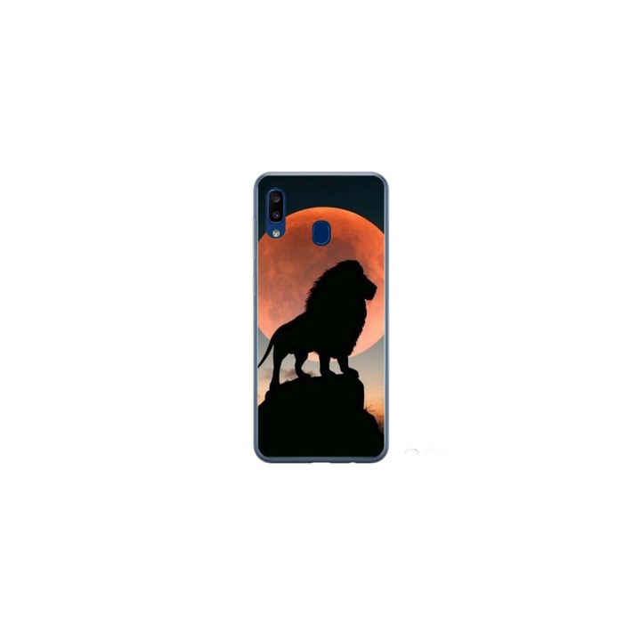 Husa personalizata HQ Print pentru Samsung Galaxy A40, model Lion #1, multicolor, S1D1M0110
