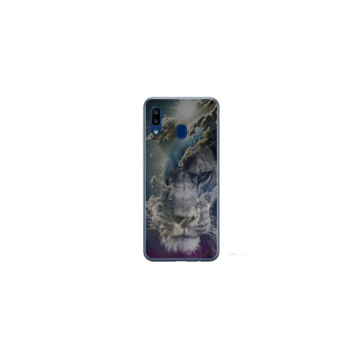 Personalized Swim Case 360 градусов капак за Samsung Galaxy A30, модел Lion #4, многоцветен, S1D1M0120
