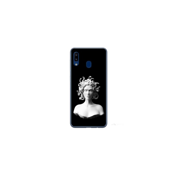 Husa personalizata HQ Print pentru Samsung Galaxy A40, model Medusa #1, multicolor, S1D1M0121