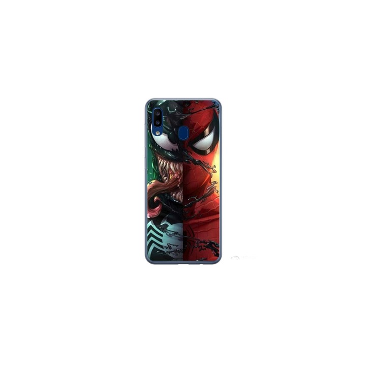 Персонализиран калъф за плуване 360 градуса за Samsung Galaxy A30, Spiderman модел №5, многоцветен, S1D1M0171