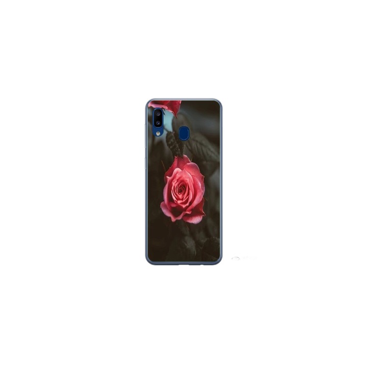 Персонализиран калъф за плуване и силиконово фолио за Xiaomi Redmi 9A, модел Flowers #11, многоцветен, S1D1M0156