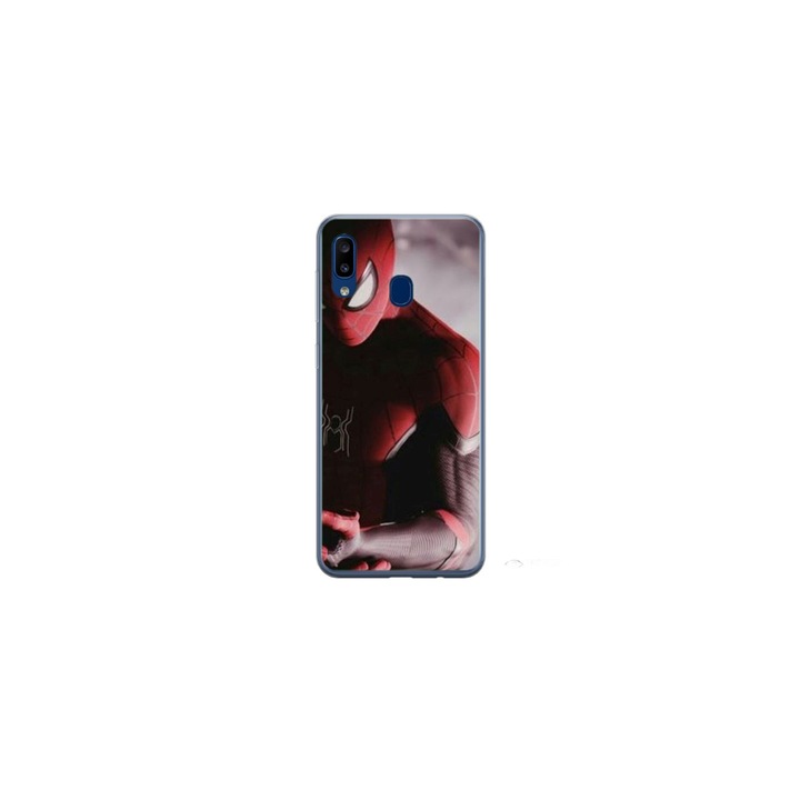 Персонализиран калъф за плуване 360 градуса за Samsung Galaxy A30, Spiderman модел №6, многоцветен, S1D1M0172