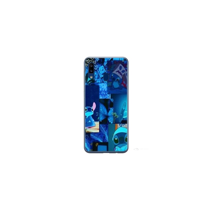 Személyre szabott úszótok 360 fokos huawei Huawei Y6 Prime (2019), Stitch model #1, többszínű, S1D1M0191