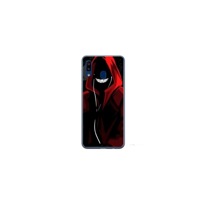 Personalized Swim Case 360 градусово покритие за Samsung Galaxy A30, модел Evil Hoodie Man, многоцветен, S1D1M0197