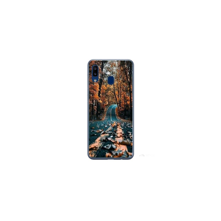 Husa personalizata HQ Print si Folie de Silicon pentru Samsung Galaxy A40, model Nice View #13, multicolor, S1D1M0248