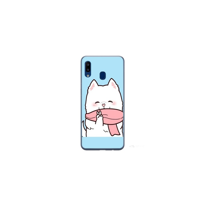 Personalized Swim Case 360 градусово покритие за Samsung Galaxy A30, модел Cute Puppy, многоцветен, S1D1M0232