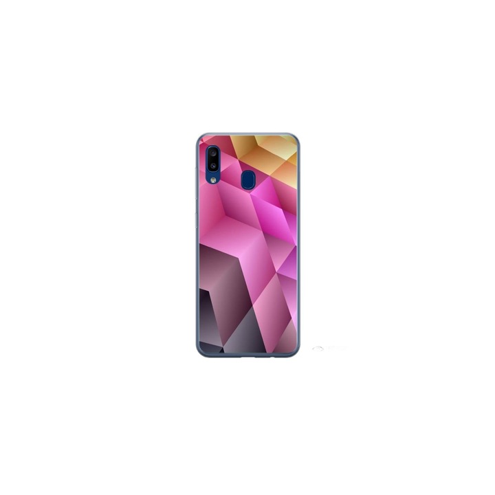 Husa personalizata HQ Print pentru Samsung Galaxy A40, model Colorful #1, multicolor, S1D1M0273