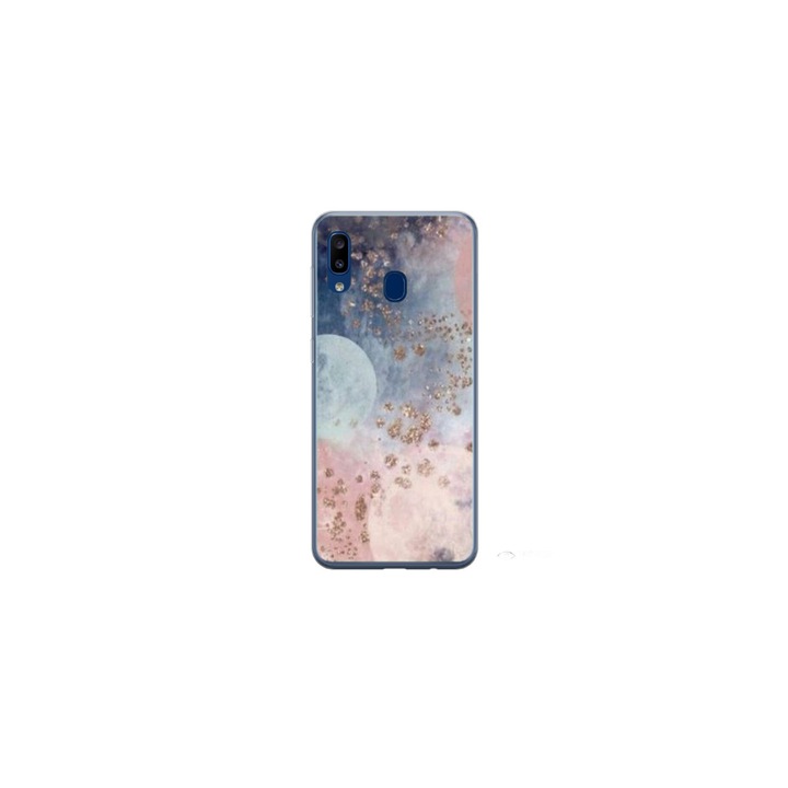 Husa personalizata HQ Print pentru Samsung Galaxy A40, model Abstract #2, multicolor, S1D1M0335