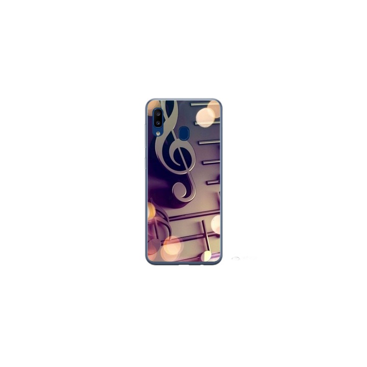 Personalized Swim Case 360 градусово покритие за Samsung Galaxy A30, модел Notes, многоцветен, S1D1M0328