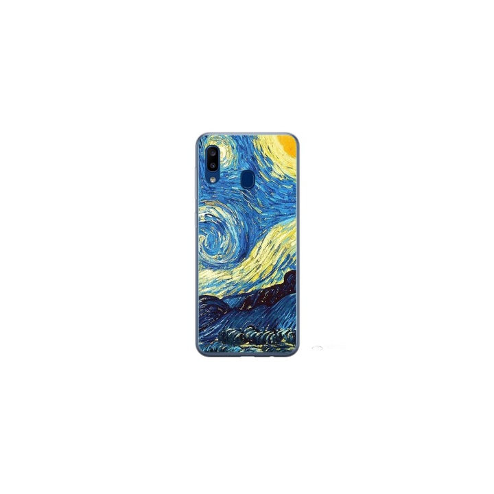 Husa personalizata HQ Print pentru Samsung Galaxy A40, model Van Gogh, multicolor, S1D1M0238