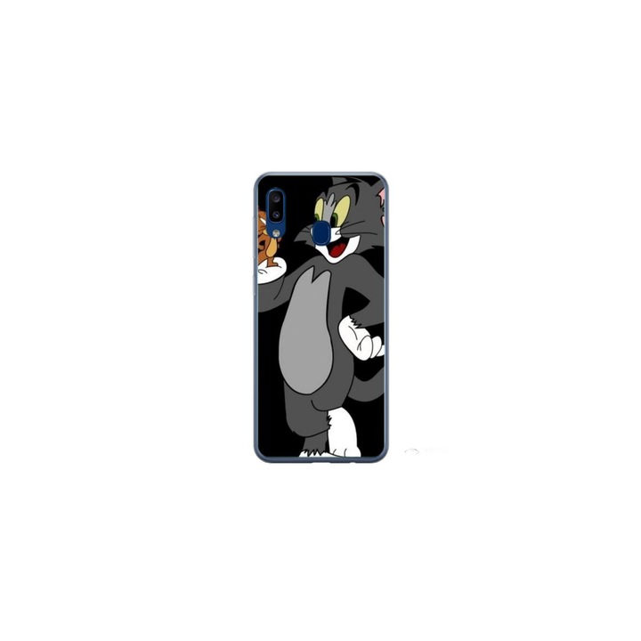 Husa personalizata HQ Print pentru Samsung Galaxy A40, model Tom and Jerry #2, multicolor, S1D1M0204