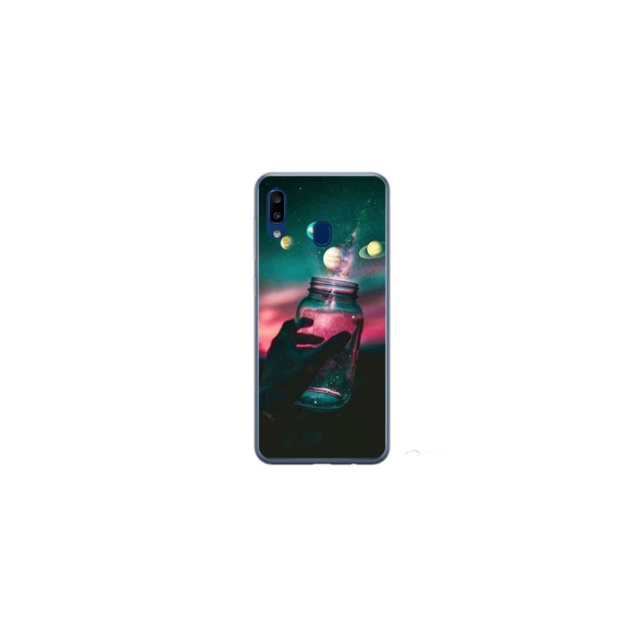 Husa personalizata HQ Print 360 de grad pentru Samsung Galaxy A40, model Colorful #10, multicolor, S1D1M0369