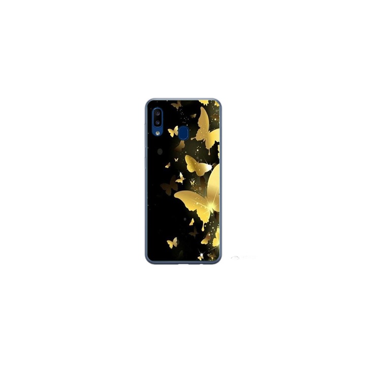 Husa personalizata HQ Print pentru Samsung Galaxy A40, model Butterfly #6, multicolor, S1D1M0045
