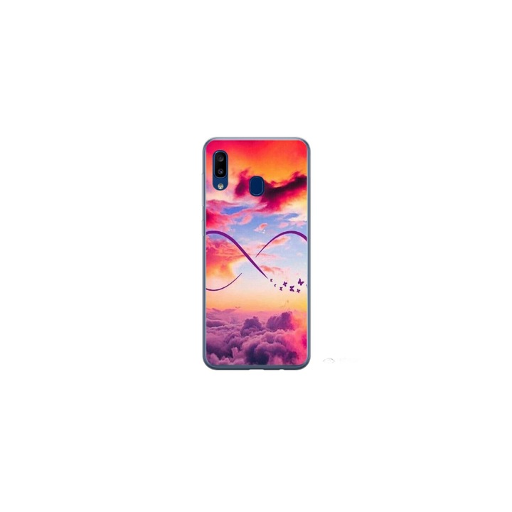 Egyedi HQ Print 360 fokos burkolat Samsung Galaxy A40, Bright Infinity modellhez, többszínű, S1D1M0377
