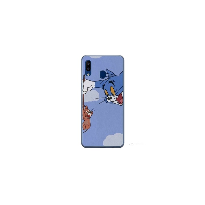 Husa personalizata HQ Print pentru Samsung Galaxy A40, model Tom and Jerry #1, multicolor, S1D1M0203