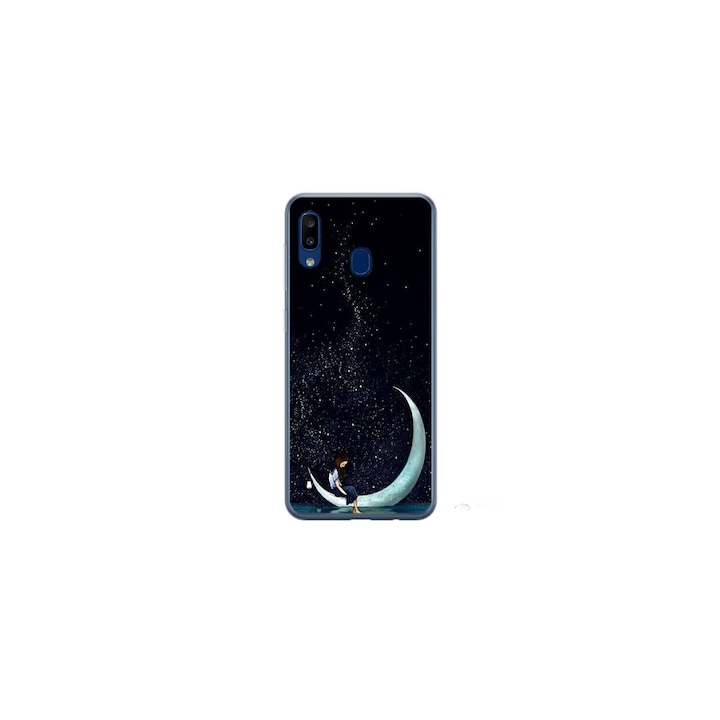 Egyedi HQ Print 360 fokos borító Huawei P Smart (2019), Moon Fishing modellhez, többszínű, S1D1M0270