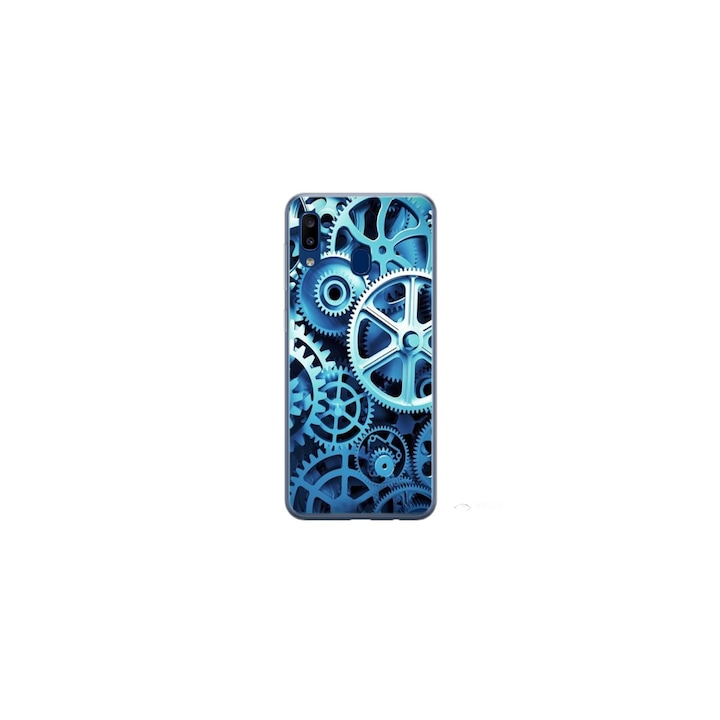 Personalized Swim Case 360 градусов капак за Samsung Galaxy A30, модел Clockwork, многоцветен, S1D1M0250