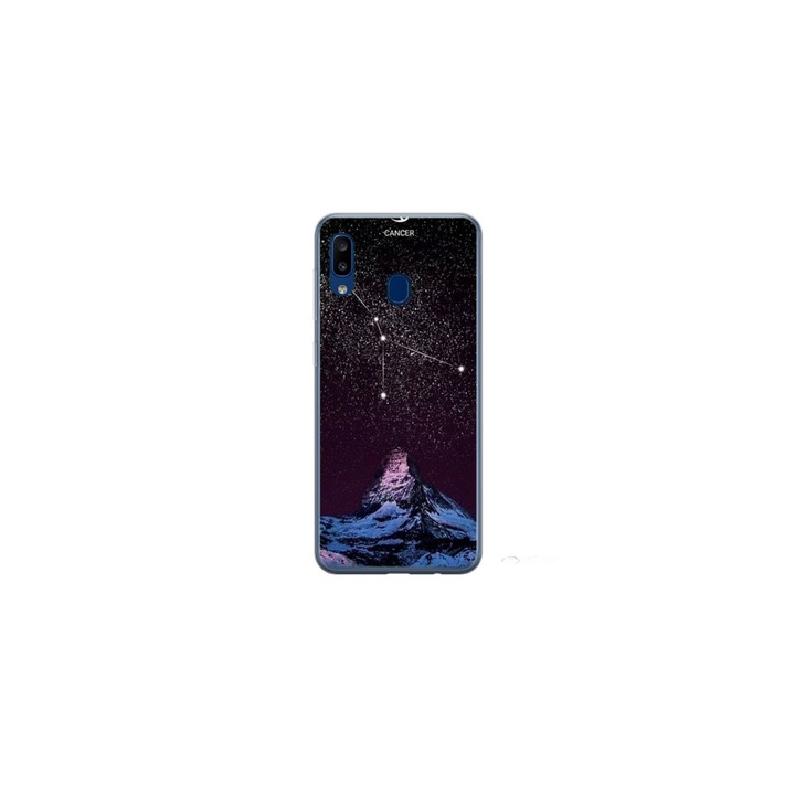 Персонализиран 360 градусов калъф за плуване за Samsung Galaxy A30, модел Cancer Sky, многоцветен, S1D1M0356