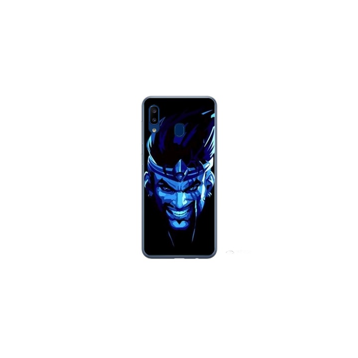 Husa personalizata HQ Print pentru Samsung Galaxy A40, model Blue King, multicolor, S1D1M0305