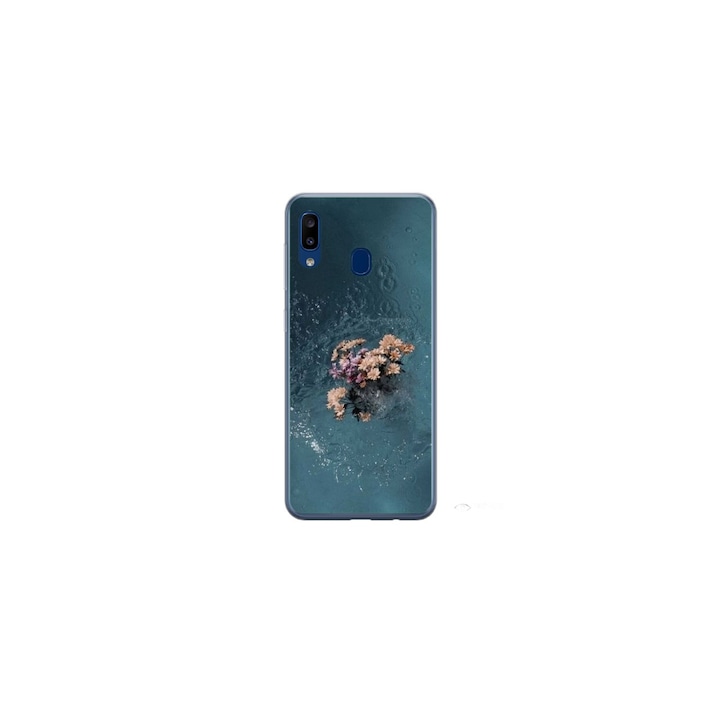 Személyre szabott úszótok 360 fokos huawei Huawei Y6 Prime (2019), Flowers modell #15, többszínű, S1D1M0215